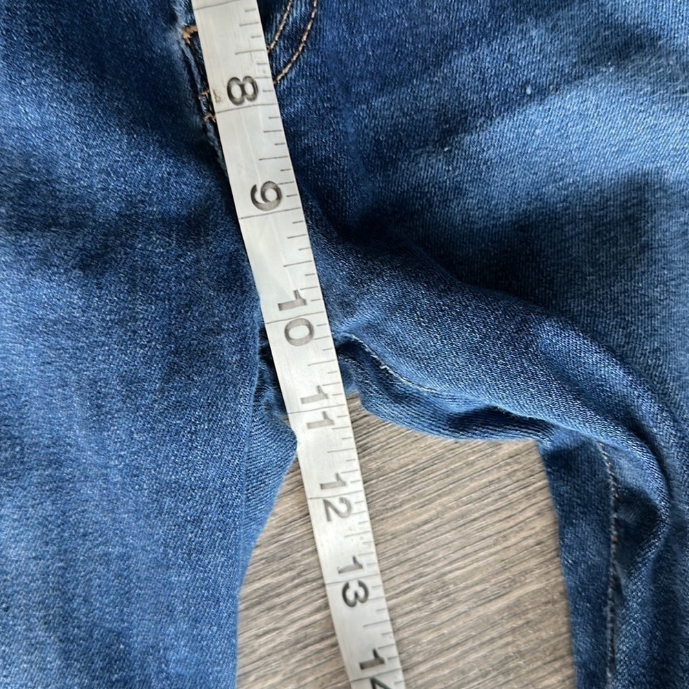 7 for all mankind jeans blue denim Bikercore size 27 - Picture 8 of 9